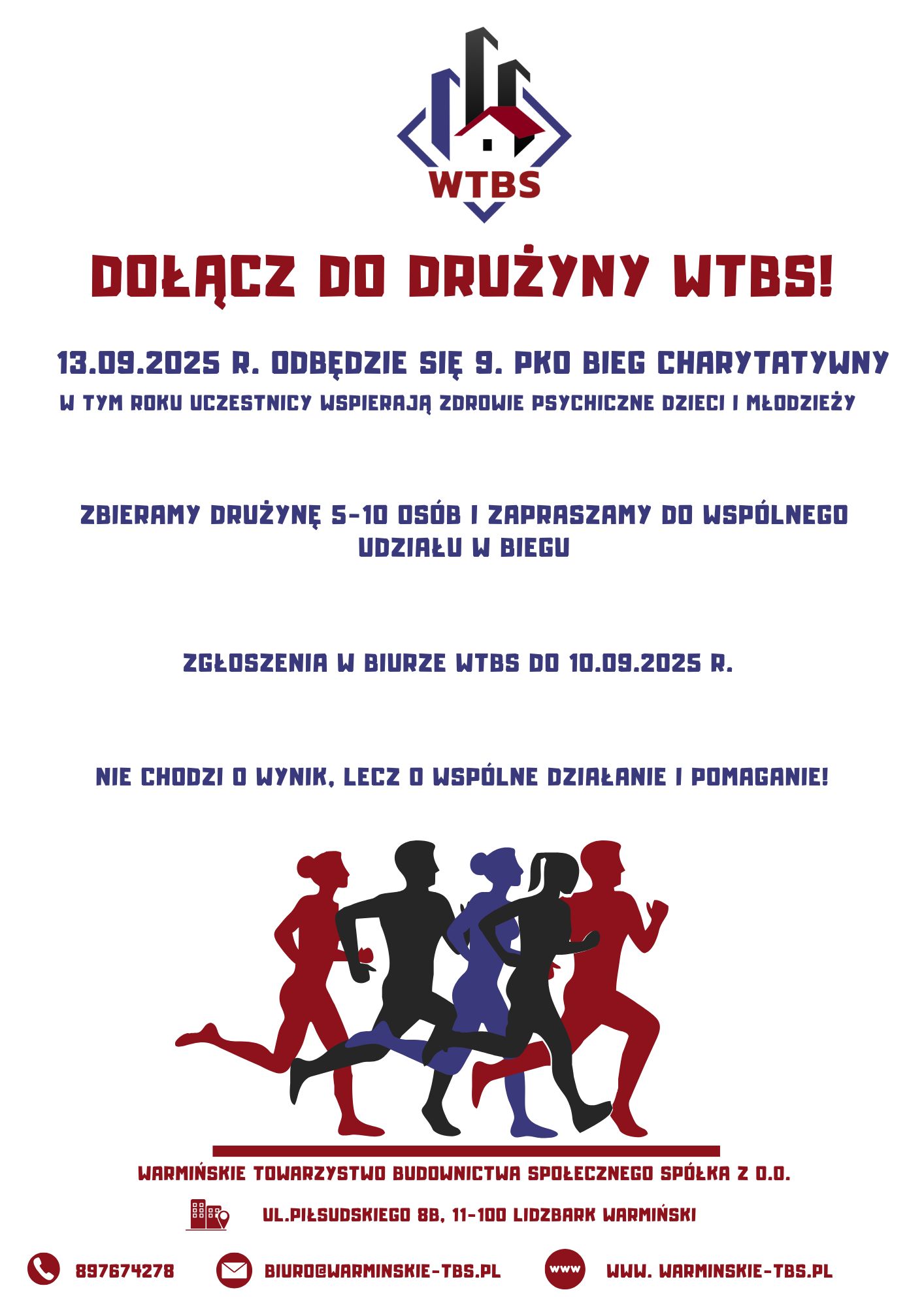 Pogrubienie Żółty i Niebieski Bieg Równości Plakat (A4)