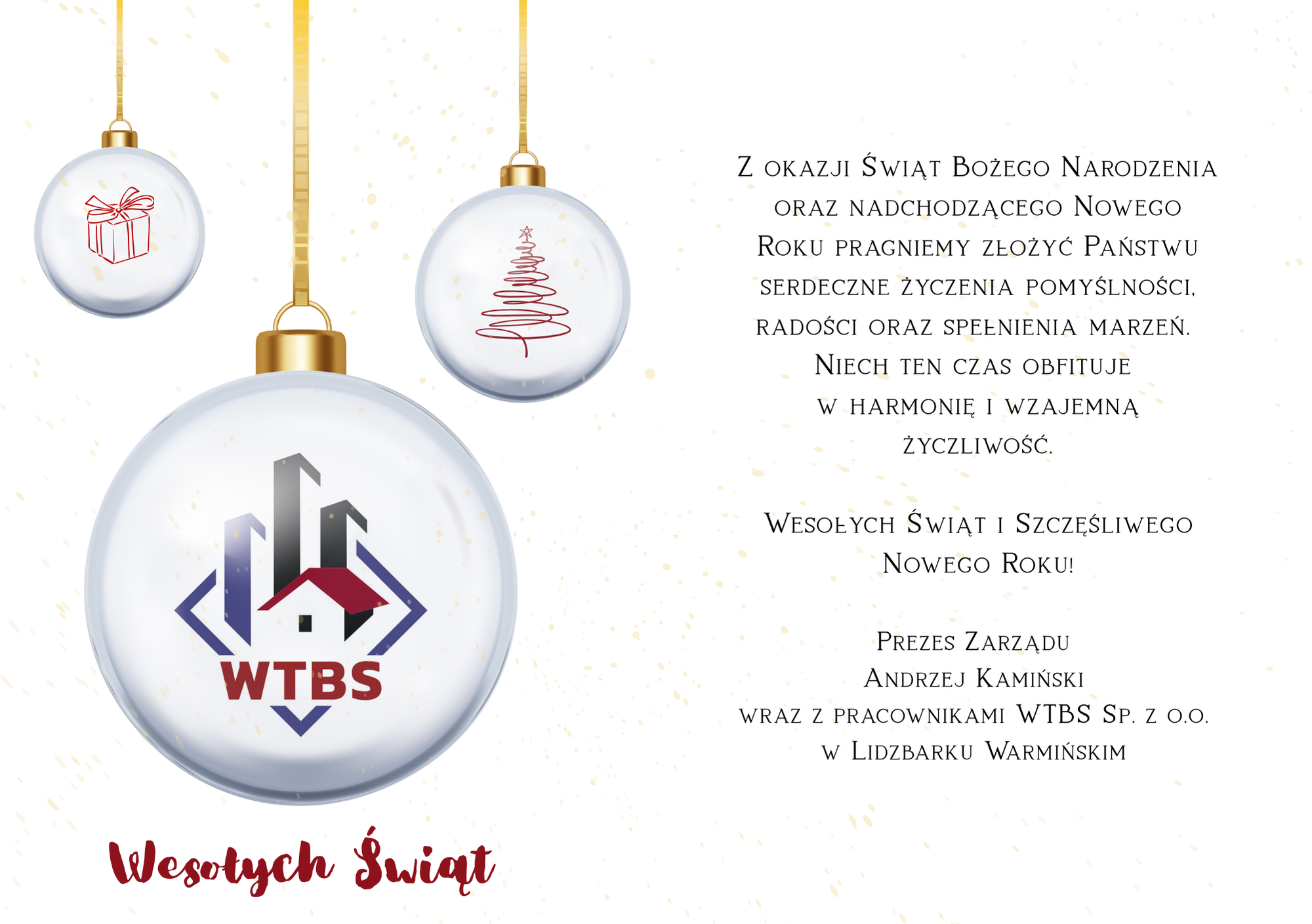 Życzenia WTBS